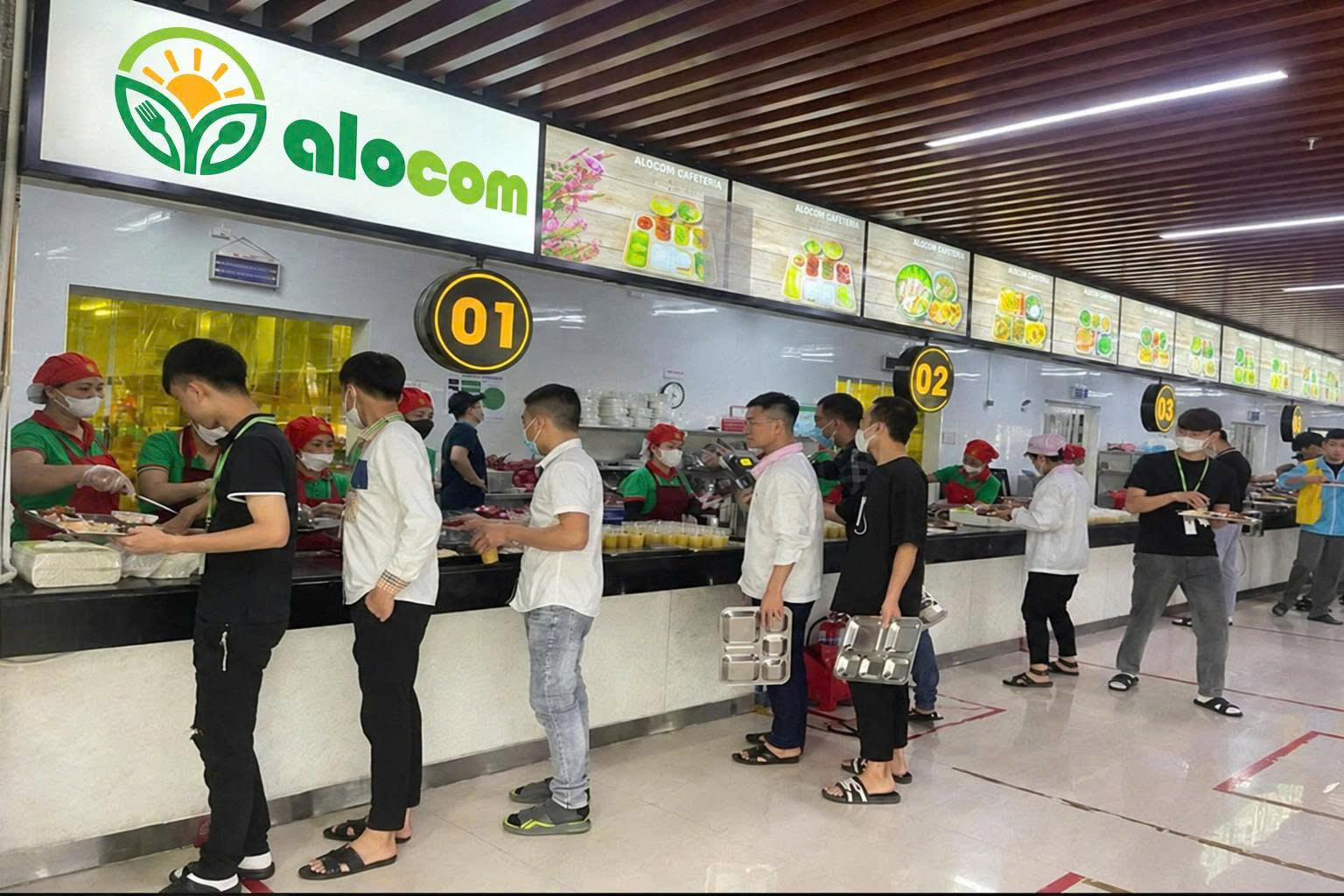 Mô hình Bếp trung tâm và vận chuyển ALOCOM